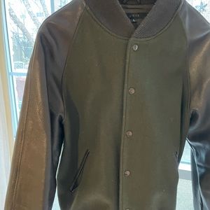 Unis wool/Leather Varsity Jacket made in USA by Golden Bear